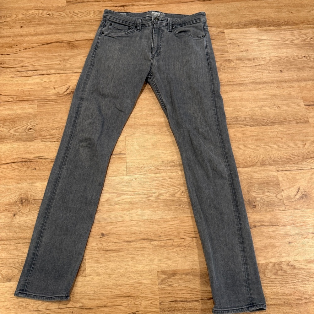Revtown Taper 33x32 Men's Slim Fit Grey Jeans